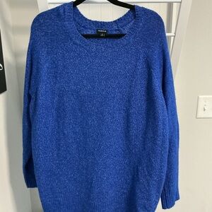 Torrid Vibrant Blue Crew Neck Sweater